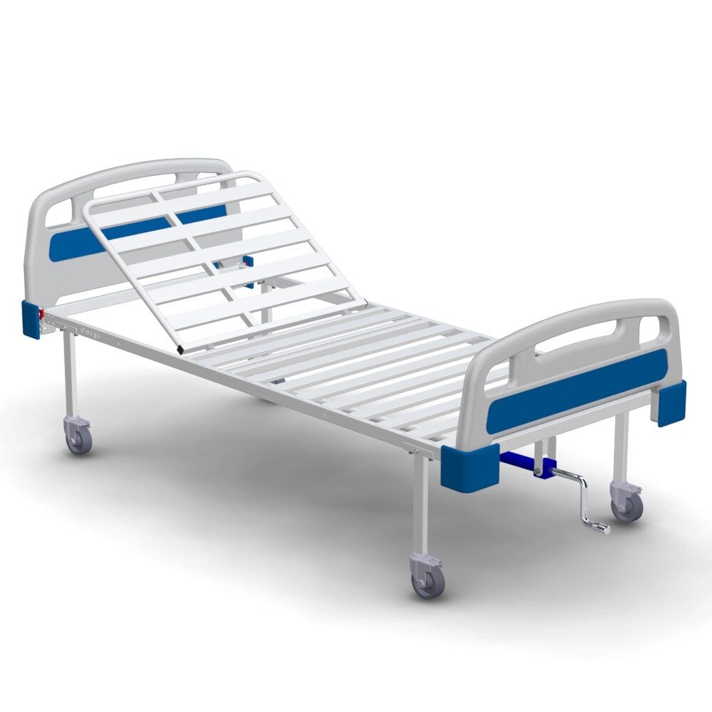 Ліжко КФМ-2nb-5 basic медичне функціональне 2-секційне від компанії Медтехніка ZENET - Товари для здоров'я, затишку та комфорта - фото 1