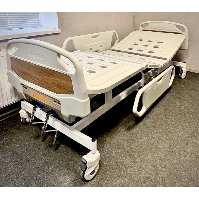 Ліжко КФМ-4-1 медичне функціональне чотирьохсекційне ТМ Омега від компанії Медтехніка ZENET - Товари для здоров'я, затишку та комфорта - фото 1