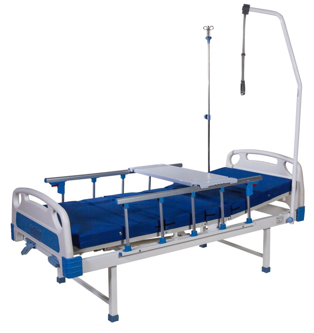 Ліжко механічне чотирисекційне «БІОМЕД» HBM-2S від компанії Медтехніка ZENET - Товари для здоров'я, затишку та комфорта - фото 1