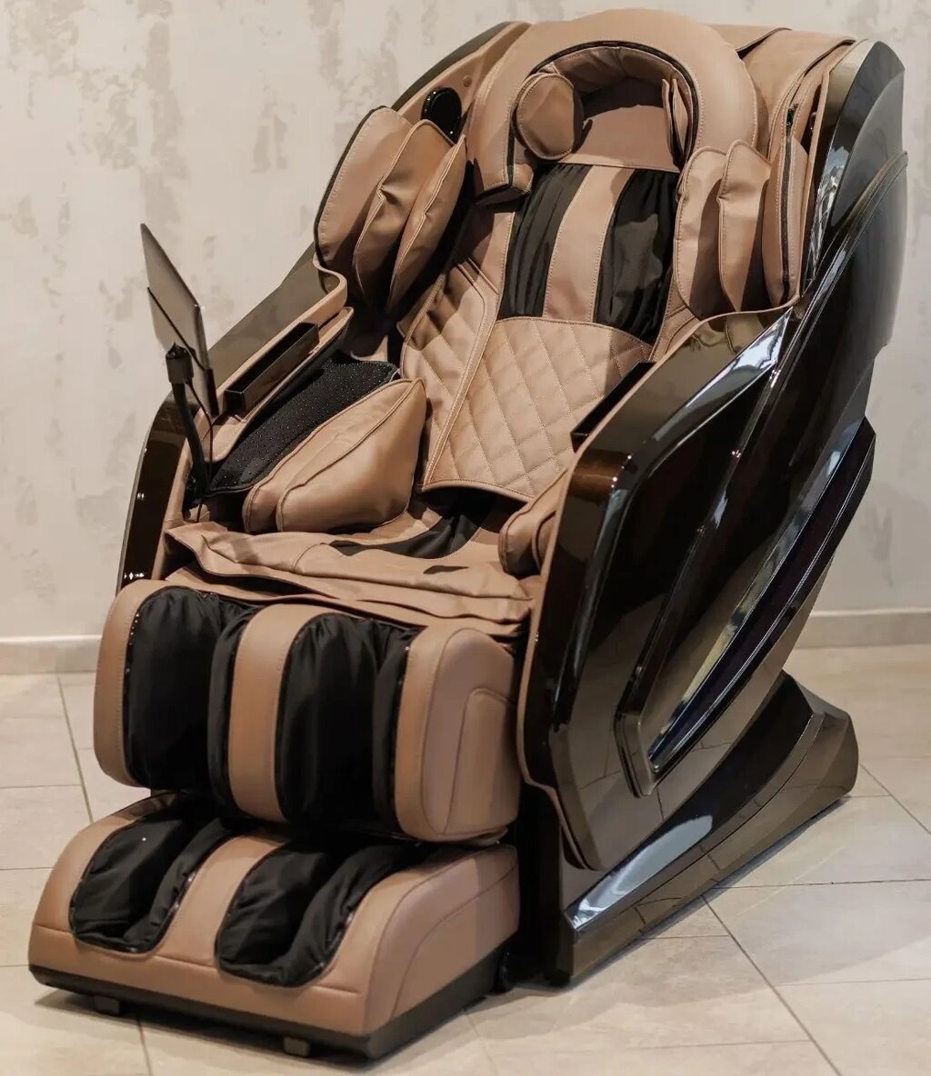 Масажне крісло XZERO LX01 luxury c 4д масажною кареткою і витяжкою спини найкращою в лінійки від компанії Медтехніка ZENET - Товари для здоров'я, затишку та комфорта - фото 1