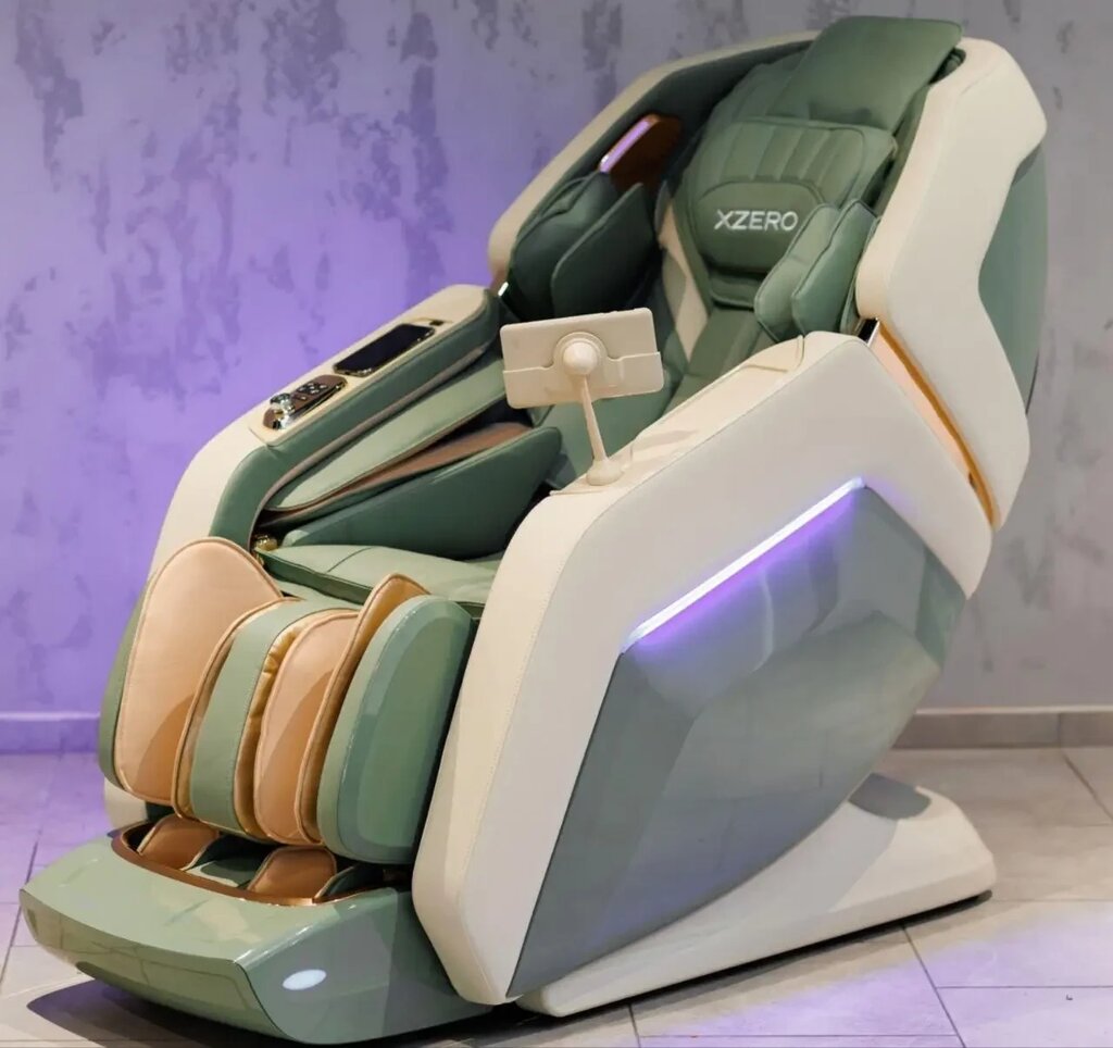 Масажне крісло XZERO LX100 Luxury з витяжкою хребта для зросту до 200 см від компанії Медтехніка ZENET - Товари для здоров'я, затишку та комфорта - фото 1