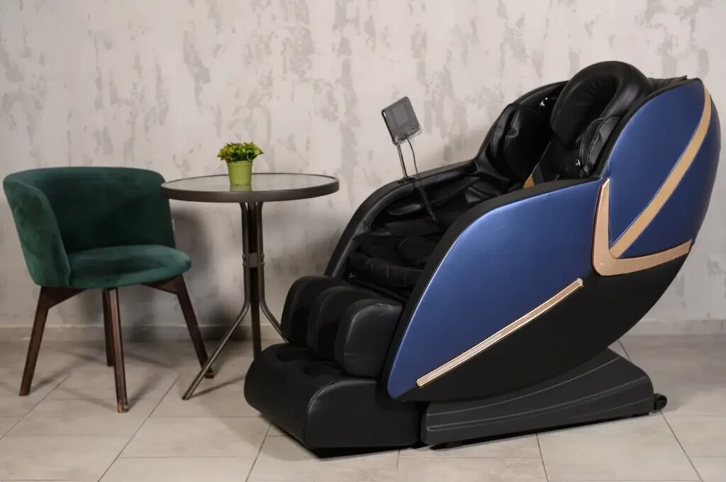 Масажне крісло XZERO V21 з масажними зонами сідниць, спини та стоп від компанії Медтехніка ZENET - Товари для здоров'я, затишку та комфорта - фото 1