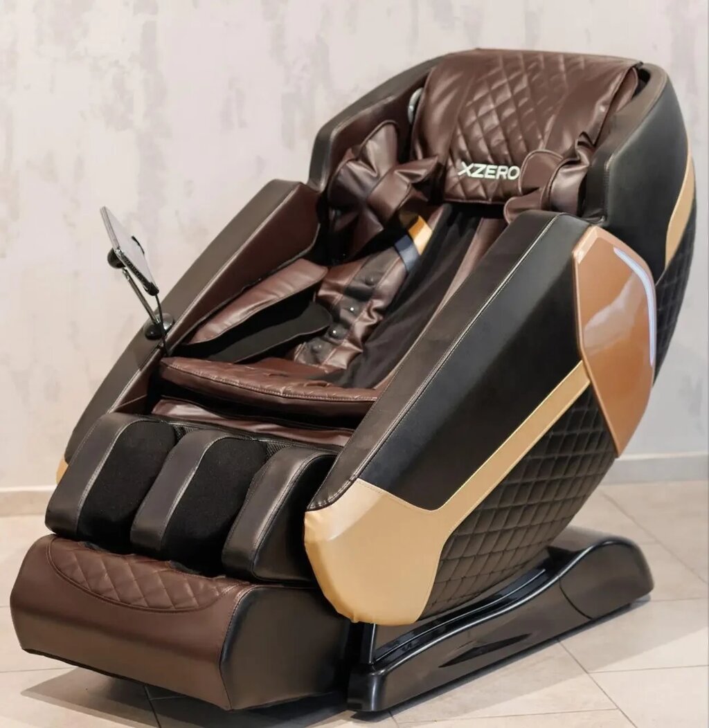 Масажне крісло XZERO X45 sl premium brown c функцією автоматичного визначення форми тіла від компанії Медтехніка ZENET - Товари для здоров'я, затишку та комфорта - фото 1