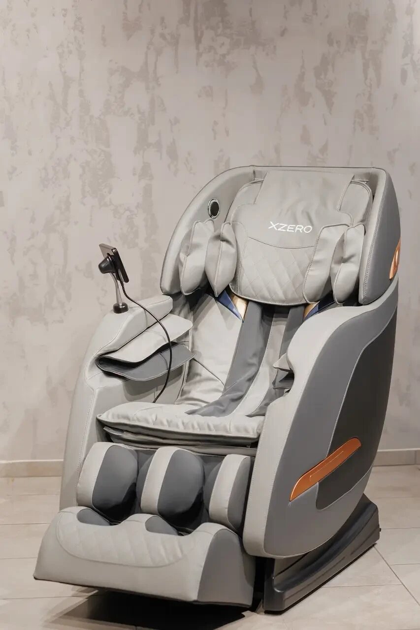Масажне крісло XZERO Y14 SL Premium з роликовим і точковим масажем з розтяжкою хребта від компанії Медтехніка ZENET - Товари для здоров'я, затишку та комфорта - фото 1