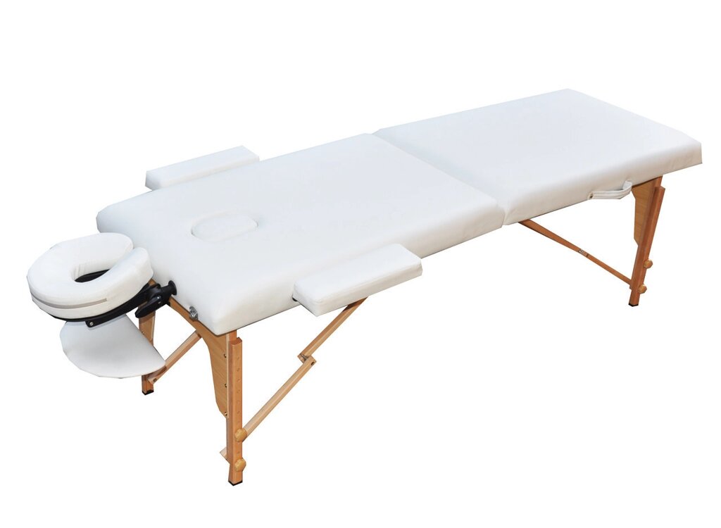 Масажний стіл ZENET розкладний ZET-1042 WHITE розмір S ( 180*60*61) від компанії Медтехніка ZENET - Товари для здоров'я, затишку та комфорта - фото 1