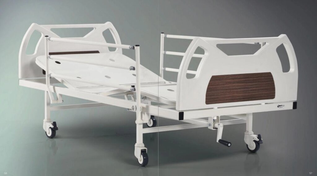 Медичне функціональне 2-х секційне ліжко BED 18 від компанії Медтехніка ZENET - Товари для здоров'я, затишку та комфорта - фото 1