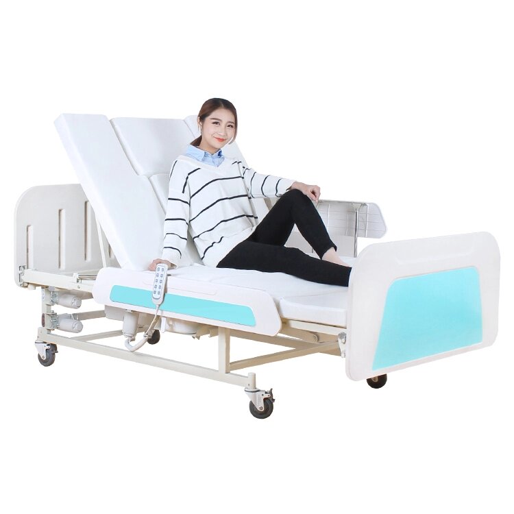 Медичне функціональне електроліжко з туалетом MIRID E36. Широке ліжко для інваліда. Ліжко для реабілітації. від компанії Медтехніка ZENET - Товари для здоров'я, затишку та комфорта - фото 1