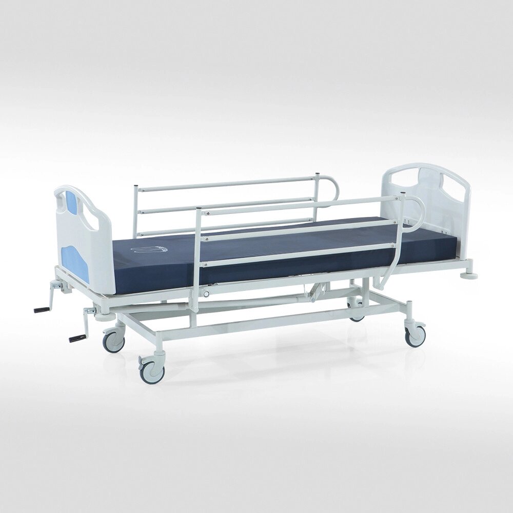 Медичне ліжко BED-16 для догляду за пацієнтами 4-х секційне від компанії Медтехніка ZENET - Товари для здоров'я, затишку та комфорта - фото 1