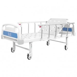 Механічне ліжко для пацієнта функціональне (2 секції) A1K осд від компанії Медтехніка ZENET - Товари для здоров'я, затишку та комфорта - фото 1