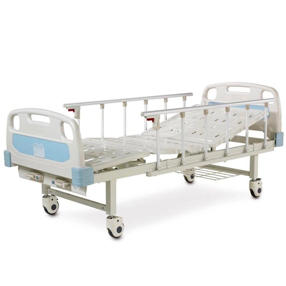 Механічне Медичне ліжко (4 секції) від компанії Медтехніка ZENET - Товари для здоров'я, затишку та комфорта - фото 1