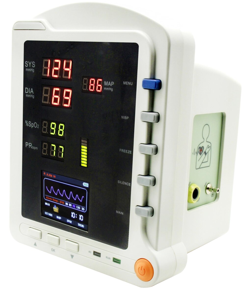 Монітор пацієнта кардіологічний Heaco G2A (CMS5100) від компанії Медтехніка ZENET - Товари для здоров'я, затишку та комфорта - фото 1