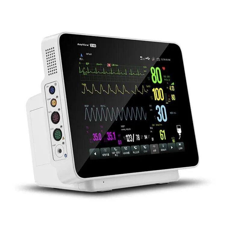 Монітор пацієнта кардіологічний S10 від компанії Медтехніка ZENET - Товари для здоров'я, затишку та комфорта - фото 1