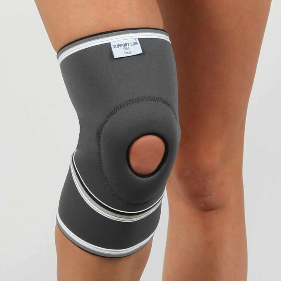 Наколінник неопреновий із відкритою колінною чашкою — Ersamed REF-101 від компанії Медтехніка ZENET - Товари для здоров'я, затишку та комфорта - фото 1