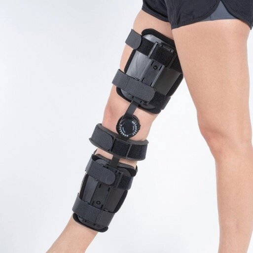 Ортез колінного суглоба з регульованими шарнірними механізмами, посилений — Ersamed SL-09В від компанії Медтехніка ZENET - Товари для здоров'я, затишку та комфорта - фото 1