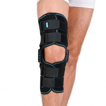Ортез колінного суглобу неопреновий шарнірний з регульованим кутом згину Алком 4032 р. 2 від компанії Медтехніка ZENET - Товари для здоров'я, затишку та комфорта - фото 1