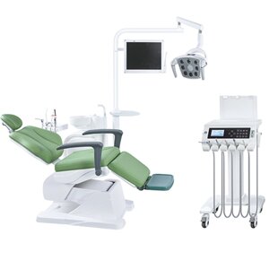 AY-A4800 стоматологічна установка трьох секційне крісло верхня подача інструментів