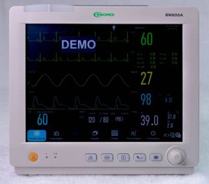 Монітор пацієнта кардіологічний ВМ800А з сенсорним дисплеєм