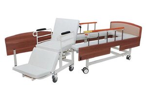 Медичне функціональне електроліжко MIRID W02. Ліжко з вбудованим кріслом. Ліжко для реабілітації.