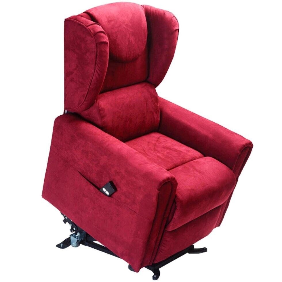 Підіймальне крісло з двома моторами (червоне) OSD-BERGERE JP04-1LD від компанії Медтехніка ZENET - Товари для здоров'я, затишку та комфорта - фото 1