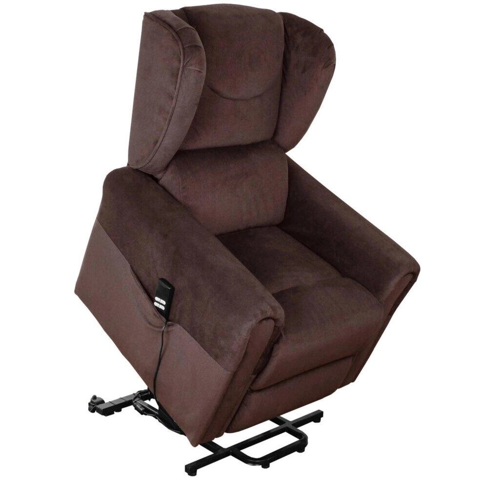 Підіймальне крісло з двома моторами (коричневе) OSD-BERGERE AD05-1LD від компанії Медтехніка ZENET - Товари для здоров'я, затишку та комфорта - фото 1