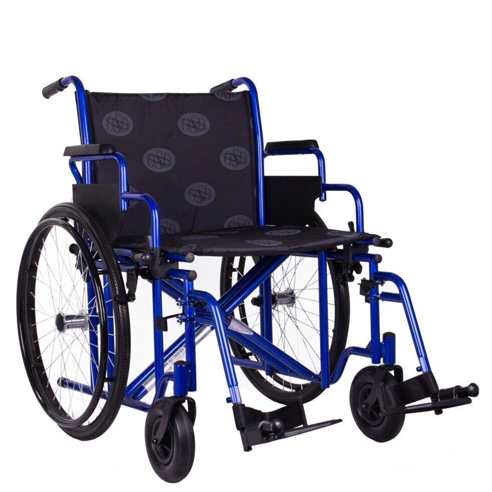 Посилена інвалідна коляска «Millenium HD» OSD-STB2HD-50 від компанії Медтехніка ZENET - Товари для здоров'я, затишку та комфорта - фото 1