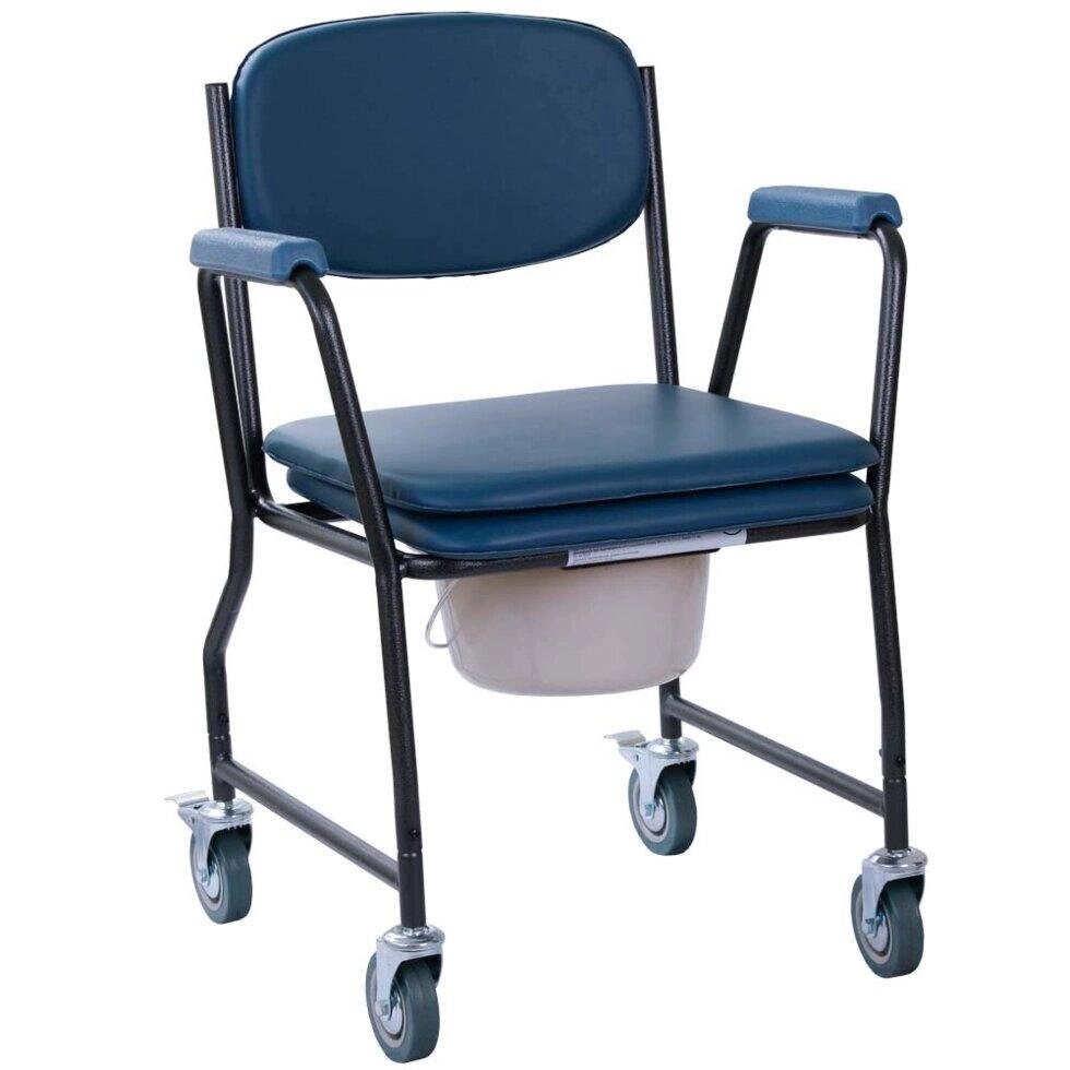 Розбірний стілець-туалет з м'яким сидінням OSD-MOD-WAVE2 від компанії Медтехніка ZENET - Товари для здоров'я, затишку та комфорта - фото 1