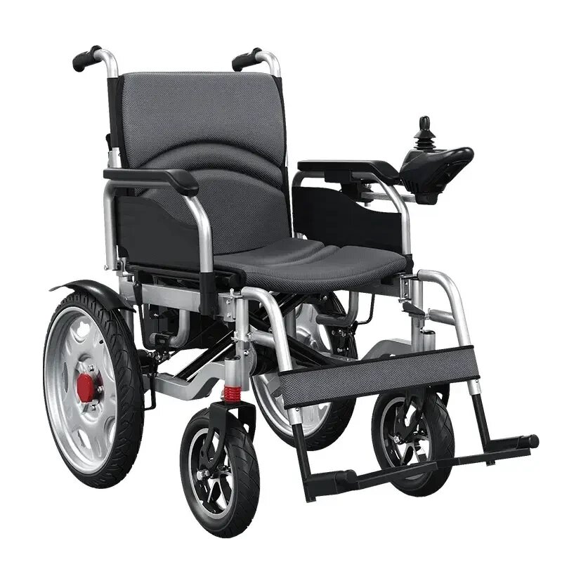 Складаний позашляховий електричний інвалідний візок з підвищеною вантажопідйомністю MIRID D-810 від компанії Медтехніка ZENET - Товари для здоров'я, затишку та комфорта - фото 1