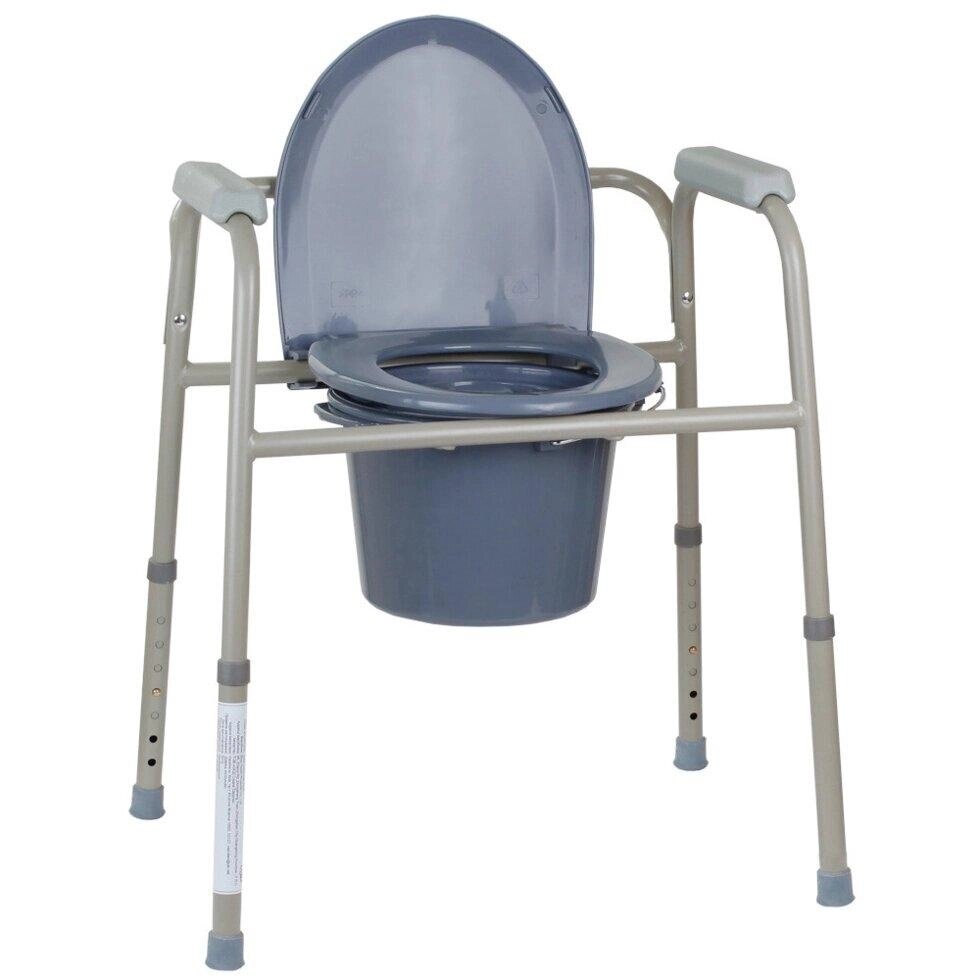 Сталевий стілець-туалет OSD-BL710113 від компанії Медтехніка ZENET - Товари для здоров'я, затишку та комфорта - фото 1