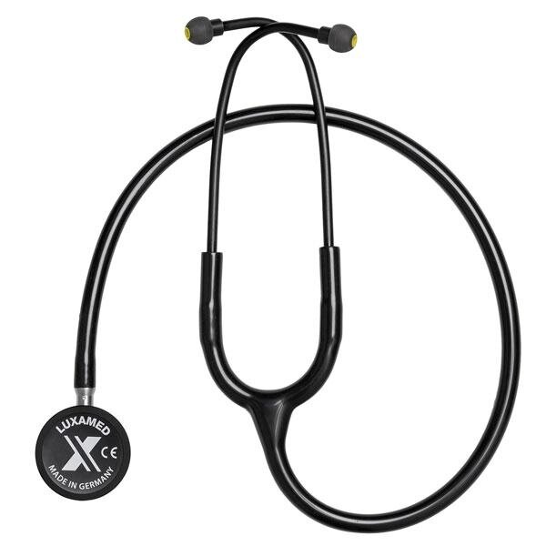 Стетоскоп кардіологічний з нержавіючої сталі, LuxaScope Sonus CX, чорний, Luxamed від компанії Медтехніка ZENET - Товари для здоров'я, затишку та комфорта - фото 1