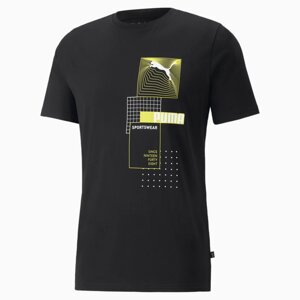 Футболка puma Reflective Graphic чорна розмір М (50)