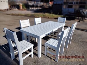 Білі меблі з масиву дерева від виробника, комплект Furniture set — 44 Да