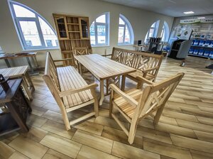 Дерев'яні меблі з масиву ясена від виробника, комплект Furniture set - 41 Термодеревина