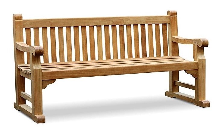 Лавка, лава зі спинкою 1800 х 550 мм від виробника Garden park bench 29 від компанії Група компаній "Промконтракт ЛТД" - фото 1