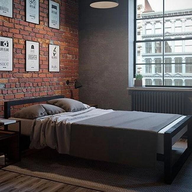 Ліжко в стилі LOFT (Bed - 007) від компанії Група компаній "Промконтракт ЛТД" - фото 1