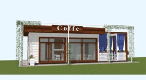 Будівництво дерев'яних кафе, барів та ресторанів в Україні