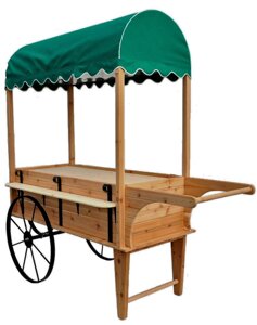 Пересувні торгові візки для вуличної торгівлі і супермаркетів (Decorative Peddler's Cart Wagon - 01)
