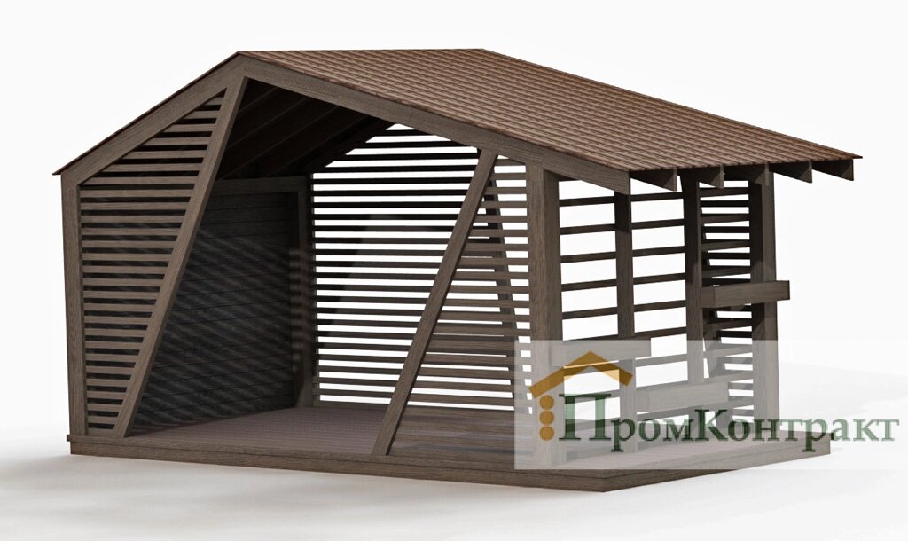 Сучасна альтанка 6,0х3,0 Modern Gazebo 09 м від виробника Thermowood Production від компанії Група компаній "Промконтракт ЛТД" - фото 1