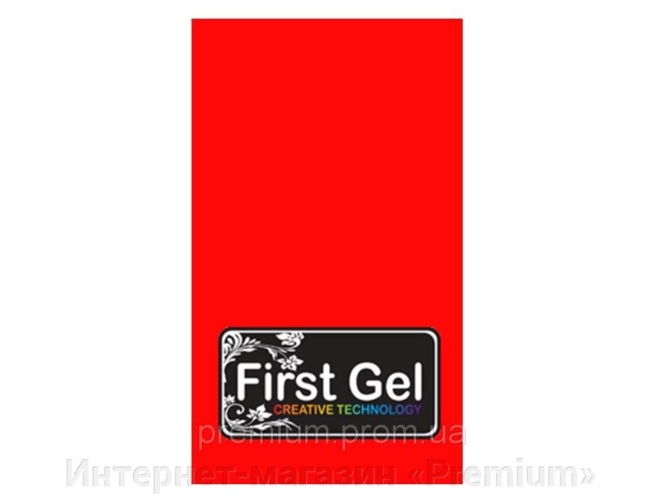 Ферст гель фольга червона для кракелюру від компанії Інтернет-магазин «Premium» - фото 1