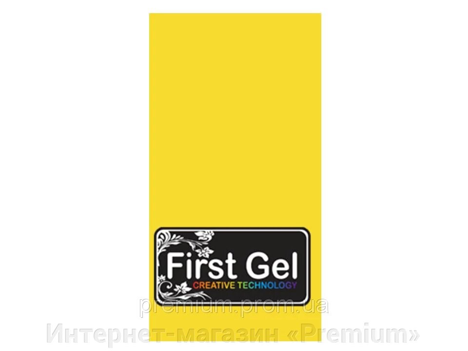 First Gel фольга жовта для кракелюру від компанії Інтернет-магазин «Premium» - фото 1