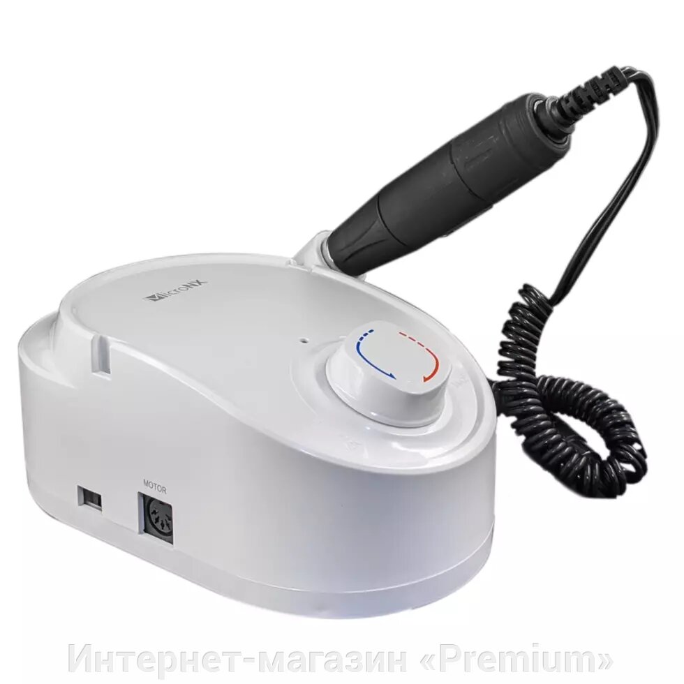 Фрезер для манікюру MICRO-NX 201 білий від компанії Інтернет-магазин «Premium» - фото 1