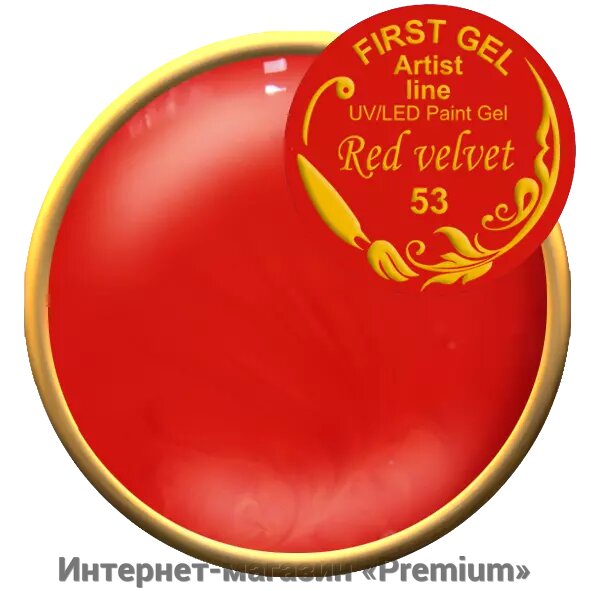 Гель фарба red velvet First від компанії Інтернет-магазин «Premium» - фото 1