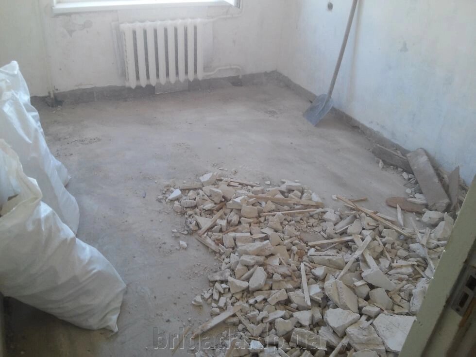 Демонтаж стін і підлоги в Дніпрі від компанії БДСУ - фото 1