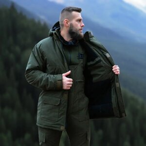 Зимовий костюм для риболовлі і полювання "Turtle" Gen. 2 - Олива (Oxford/Mембрана)