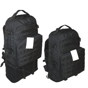 Тактичний рюкзак Tac-Five 45-65л Чорний (Трансформер)