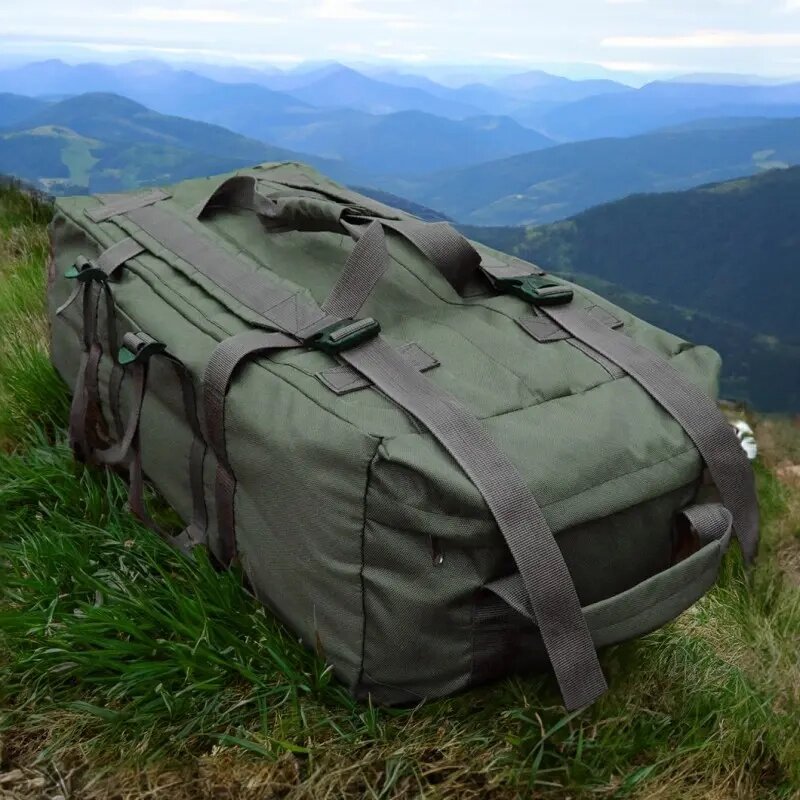 Військова сумка - рюкзак "Tactic" 65 літрів (Олива) Oxford PU 800D від компанії Затарься по повній! - фото 1