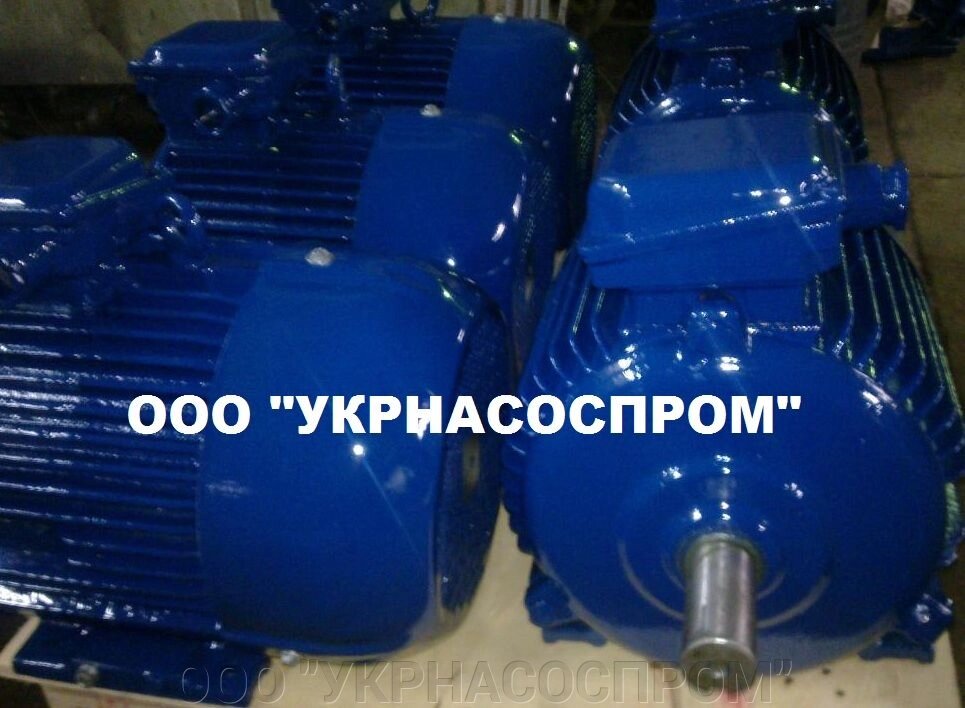 Электродвигатель 4АМ160М8 4АМ 160 М8 11 кВт 750 об/мин цена Украина від компанії ТОВ "УКРНАСОСПРОМ" - фото 1