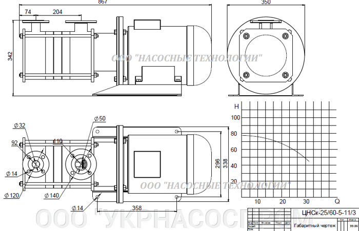 насос цнск 25-60 цнск 25/60 ЦЕНА ЧЕРТЕЖ ПАРАМЕТРЫ ПРОИЗВОДСТВО УКРАИНА