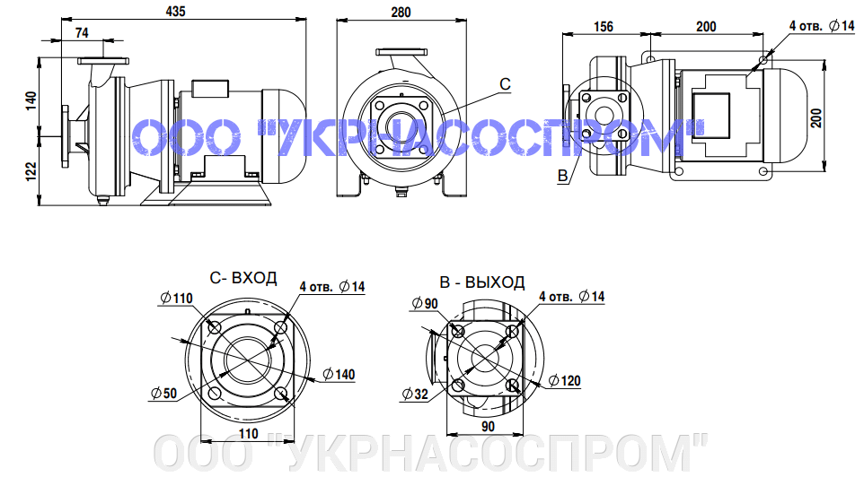 КМ50-32-125