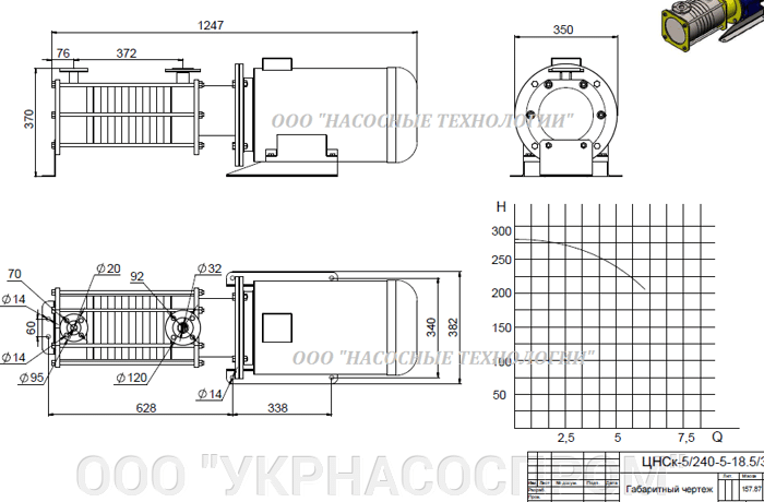 насос цнск 5-240 цнск 5/240 ЦЕНА ЧЕРТЕЖ ПАРАМЕТРЫ ПРОИЗВОДСТВО УКРАИНА