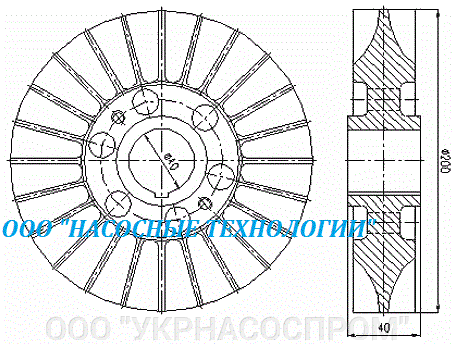 вихревое колесо насоса СЦЛ-20/24 запчасти насоса СЦЛ-20-24 цена Украина